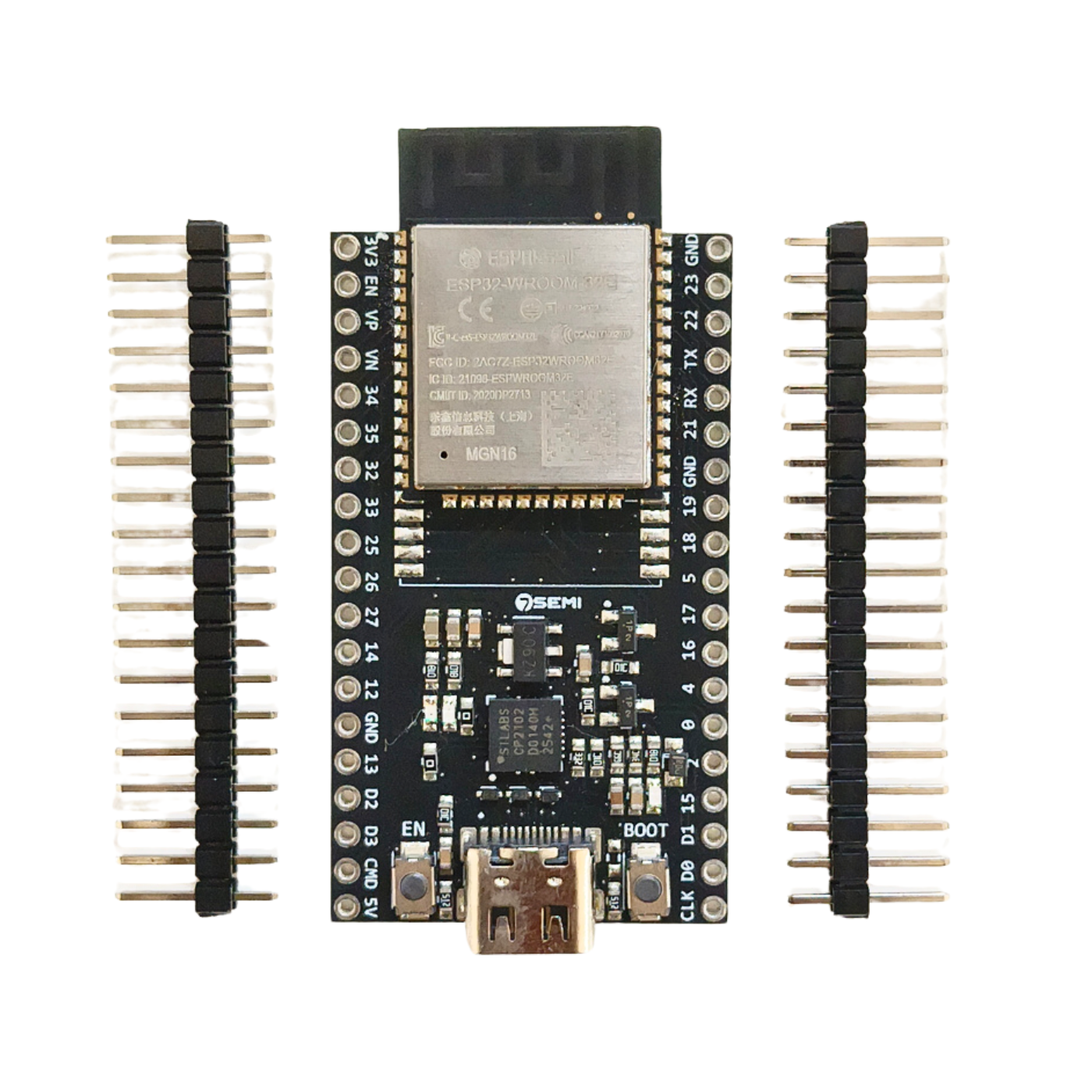 7Semi ESP32-DevKitC ESP32-WROVER Wi-Fi Bluetooth Development Board - Robocraze