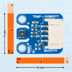 7Semi HDC3020 High-Accuracy Temperature & Humidity Sensor Module – I2C Digital Sensor -Sensors -Temperature Sensors -Robocraze