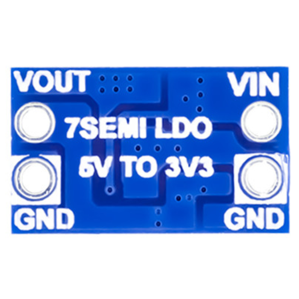 7Semi LDO 5V to 3.3V 1A Low Dropout Regulator Breakout Board -Electronic Modules -Breakout Boards -Robocraze