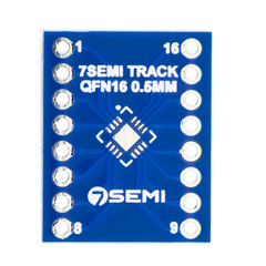7Semi LGA16 QFN16 0.5mm Breakout Adapter PCB - Breakout Adapters - Robocraze