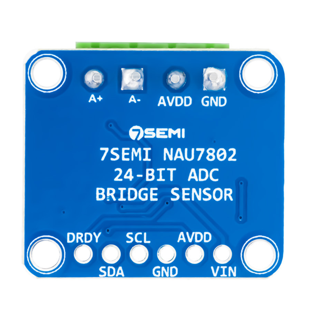 7Semi NAU7802 24bit I2C ADC Bridge Sensor Module for Weigh Scales -Electronic Modules -Breakout Boards -Robocraze