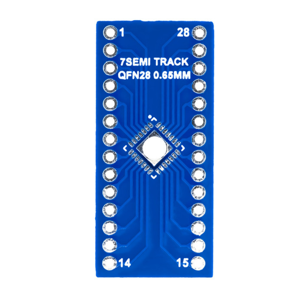 7Semi QFN28 Breakout Board Adapter PCB - Electronic Modules - Breakout Boards - Robocraze