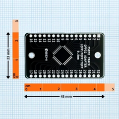 7Semi QFP32/TQFP32 0.8mm Adapter Board SMD to DIP Converter for STM & AVR -Electronic Modules -Breakout Boards -Robocraze