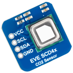 7Semi SCD40 CO2 Temperature Humidity Sensor Breakout Mini Module - Sensors - Temperature sensors - Robocraze