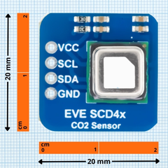 7Semi SCD41 CO2 Mini Temperature and Humidity Sensor Breakout Module -Sensors -Temperature Sensor -Robocraze