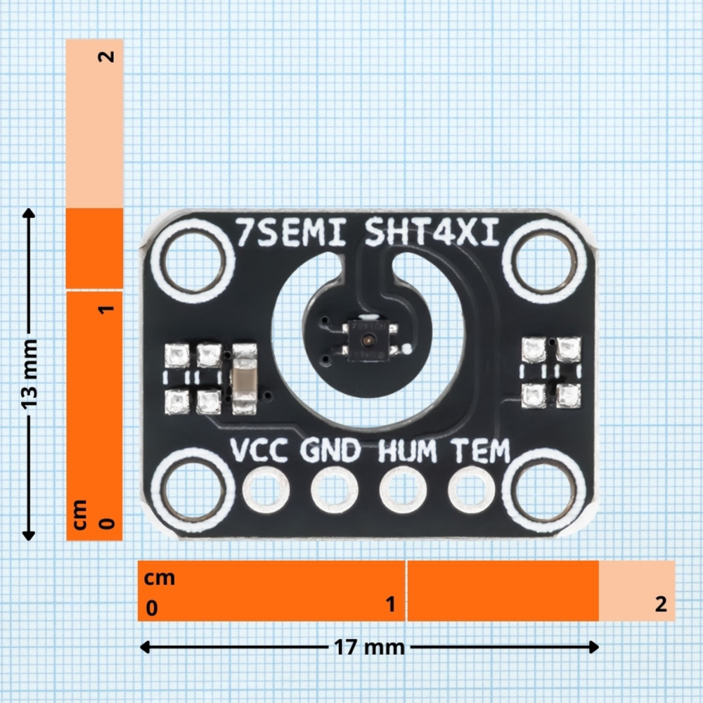 7Semi SHT40I Analog Humidity and Temperature Sensor Breakout -Sensors -Temperature Sensor -Robocraze