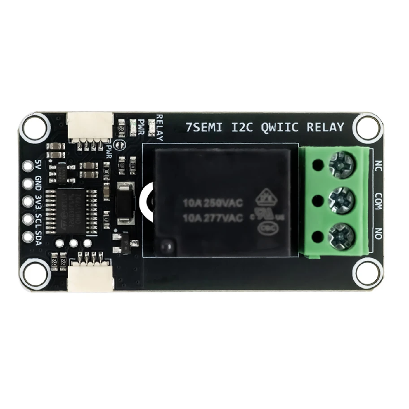 7Semi SPDT Single Channel I2C Qwiic 5V DC Input Relay Module 230V AC 10A Load -Electronic Modules -Relays -5V Relays -Robocraze