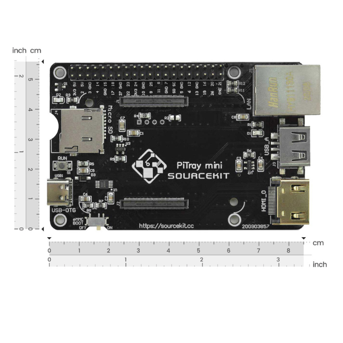 DFRobot PiTray Mini for Raspberry Pi Compute Module 4 - Carrer Board or Breakout Board -Robocraze