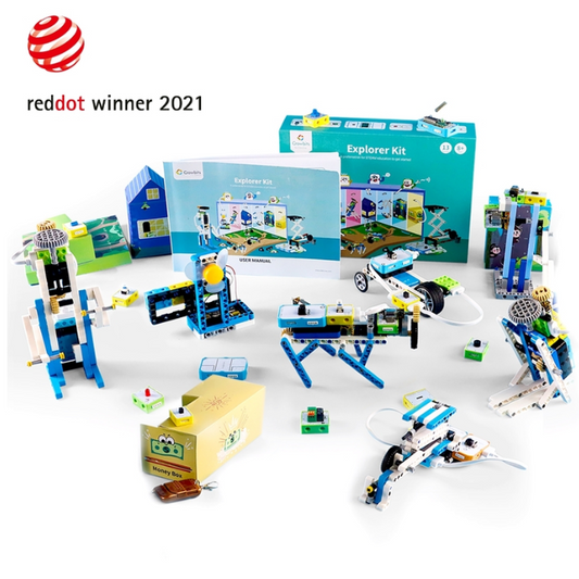 Elecrow Crowbits Explorer Kit – LEGO-compatible STEM electronics kit. -STEM Kit -Robocraze