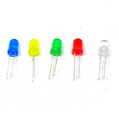 500PCS 5MM LED Kit – LED pack with 5 colors & storage box for DIY projects - Electronic Components - Robocraze