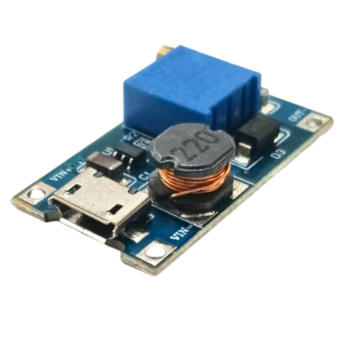 2A Step-up MT3608 Boost Converter – MT3608 module for efficient DC voltage boosting. -Power Converter -Robocraze