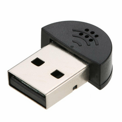 Raspberry Pi USB2.0 Mini Microphone – Compact mic for voice & audio recording -Robocraze