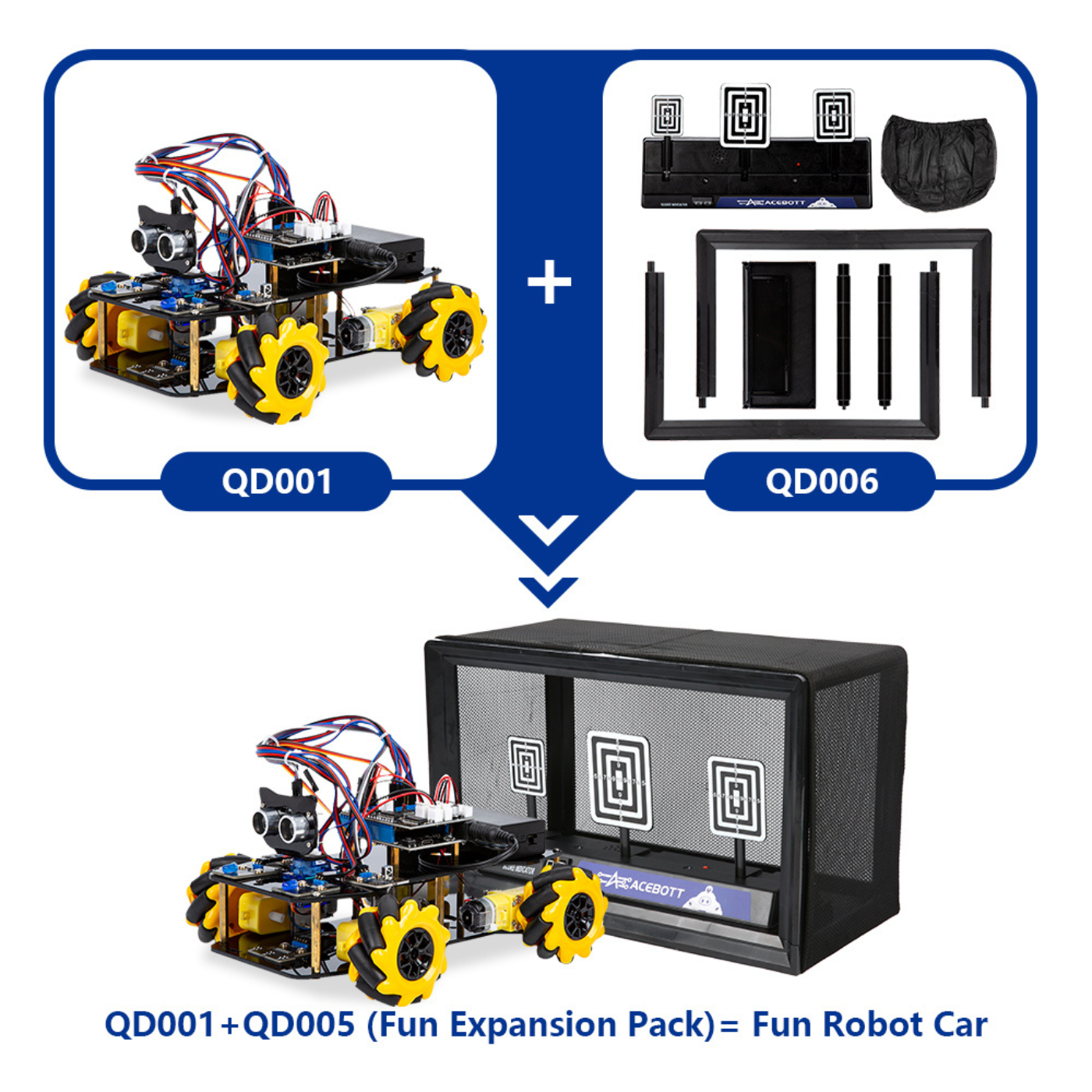 ACEBOTT Electric Scoring & Shooting Target QD006 – Fun STEM accessory for robotics. -DIY Car Kits -Robocraze