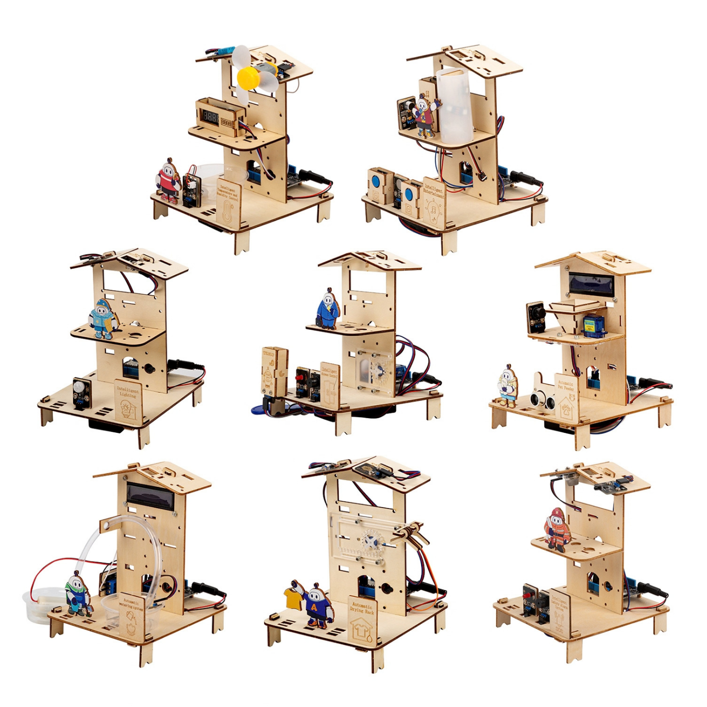 ACEBOTT QE035 IOT Smart Home Display Kit for STEM Education - Year 1 -DIY Kits -Robot Kits -Robocraze