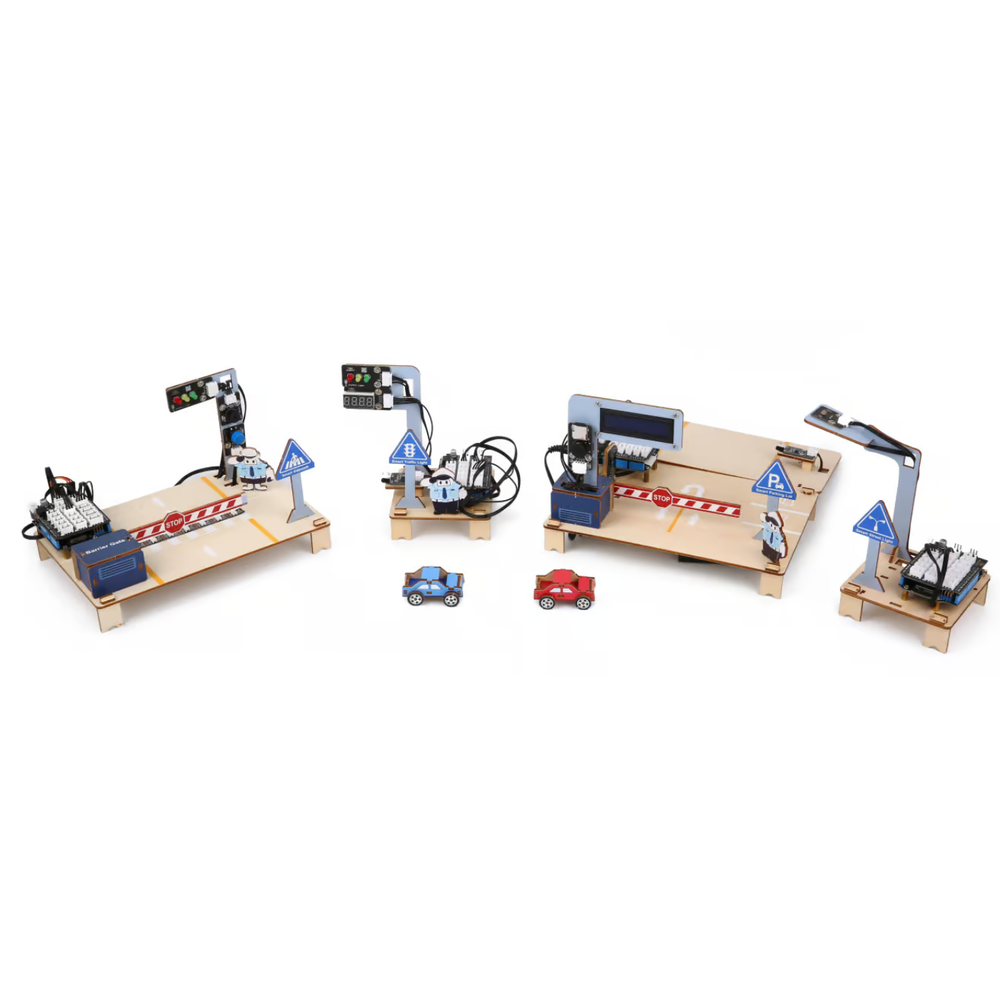 ACEBOTT QE036 Intelligent Transportation STEM Education Kit with ESP32 - Robocraze