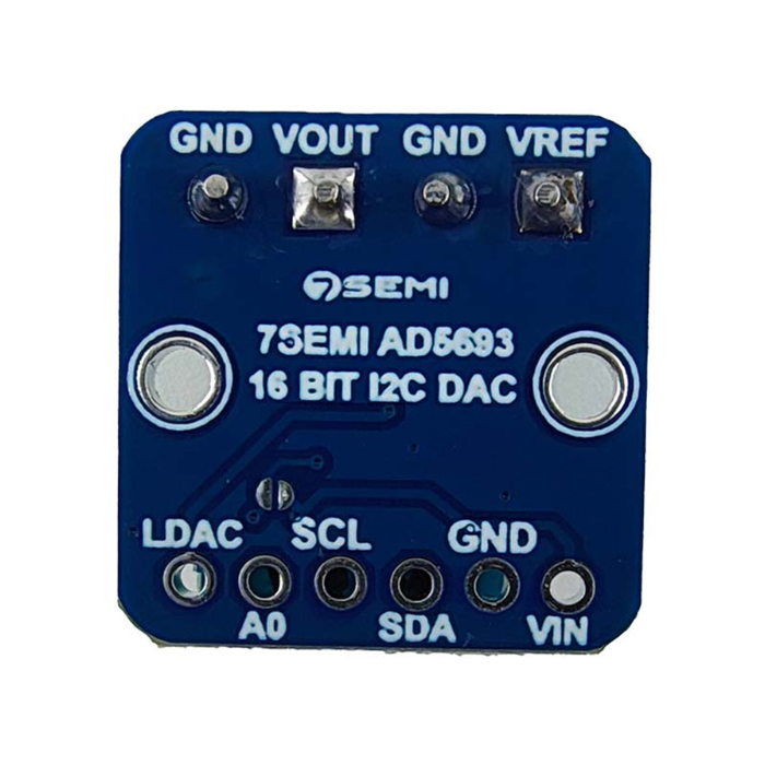 AD5693R 16Bit I2C DAC Breakout Board -7Semi -Electronic Modules -Breakout Boards -Robocraze