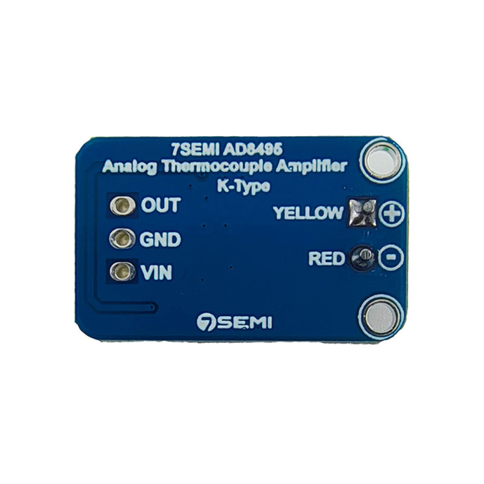 Ad8495 Module Stm32 Code AD8495 K-Type Analog Thermocouple Amplifier Breakout -7Semi – Robocraze