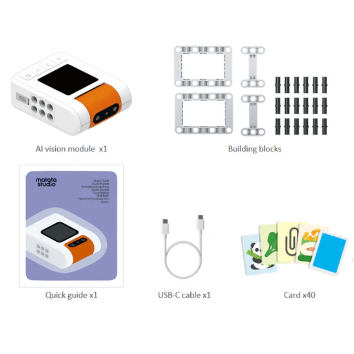 AI Vision Kit for VinciBot by MatataStudio – AI-powered DIY Kits, STEM Kits, Robot Kits -Robocraze