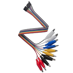 Alligator Clip to Female Jumper Cable 20cm 10Pin -Robocraze