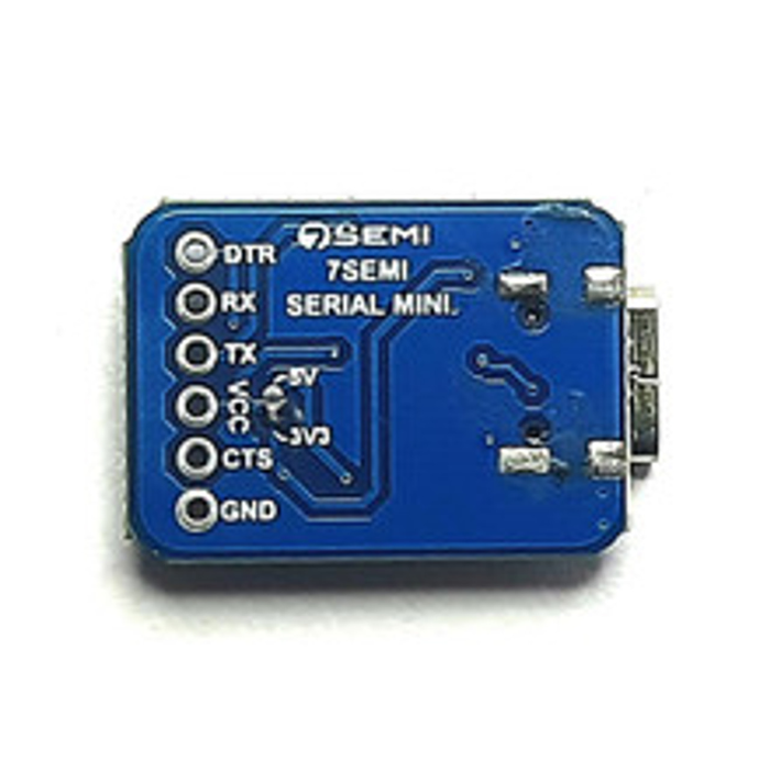 CH340C USB Type C to TTL Serial Converter Breakout Board -7Semi -Electronic Modules -Breakout Boards -Robocraze