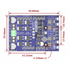 Cytron 10Amp 7V-30V Dual Channel DC Motor Driver Shield for Arduino -Motors & Mechanical -Motor Drivers -Robocraze