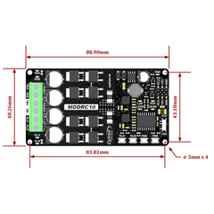 Cytron 10Amp 7V-30V Dual Channel DC Motor Driver for R/C -Motors & Mechanical -Motor Drivers -Robocraze