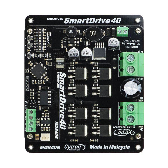 Smart Drive Button Cytron 40Amp 10V-45V Smart Drive DC Motor Driver Up to 80A – Robocraze