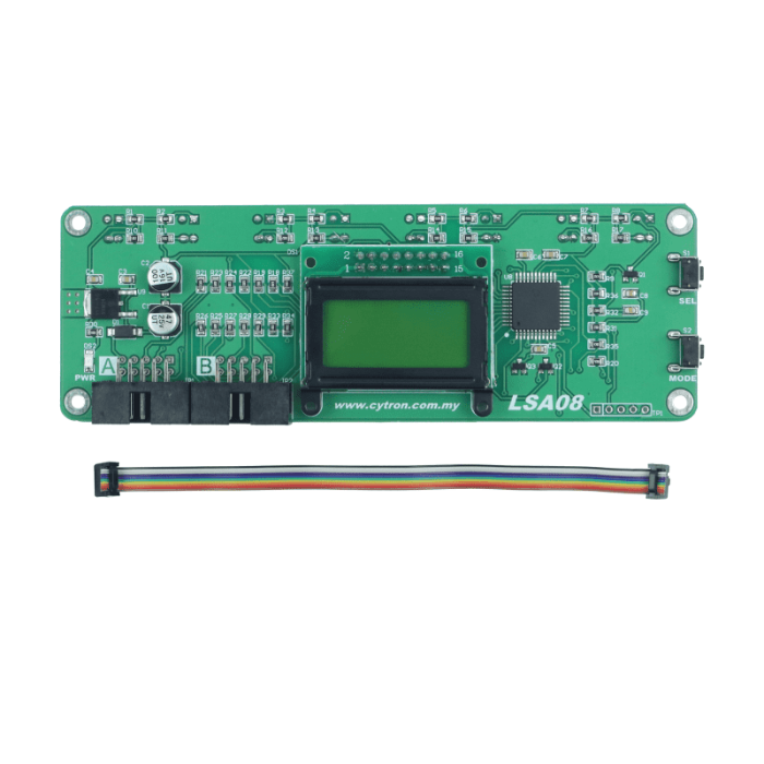 Cytron Advanced Auto-Calibrating Line Sensor -Sensors -IR Proximity / Motion Sensors -Robocraze