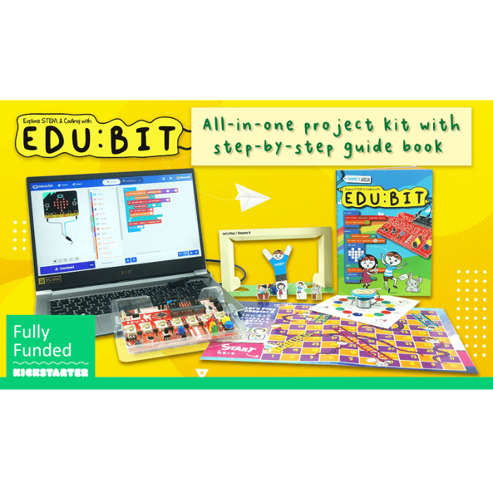 Cytron EDU:BIT Training & Project Kit for micro:bit (without micro:bit) -DIY Kits -School Kits -Robocraze