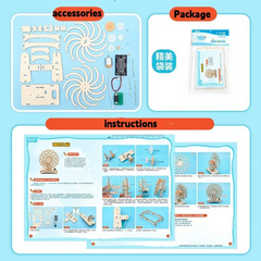 DIY Handmade Magic Window Science Experimental Stem Kit Toy -STEM toy for kids -Robocraze