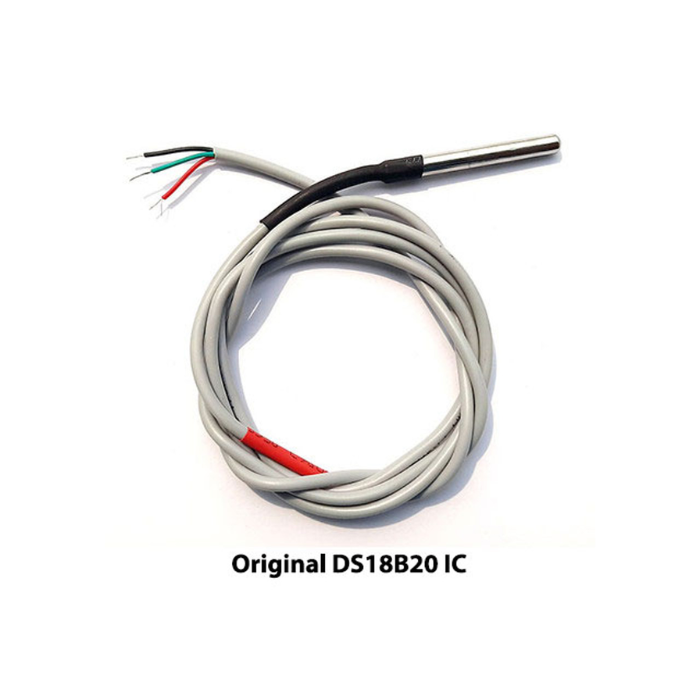 DS18B20 Waterproof Temperature Sensor Probe 1m Range -7Semi -Sensors -Temperature Sensor -Robocraze