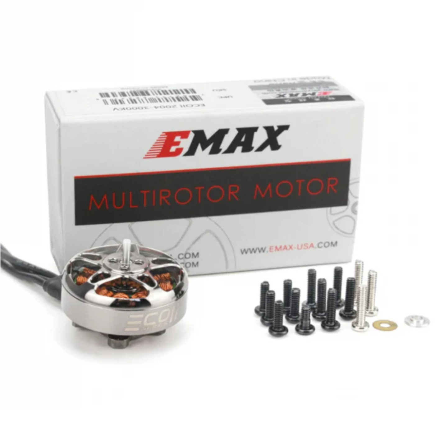 EMAX ECO II 2004 3000KV Brushless Motor for Mini FPV Drones with High RPM -Drone Parts -Drone Motors -Robocraze