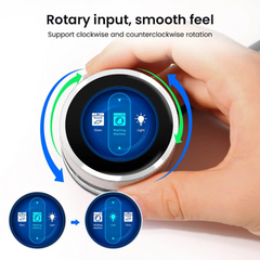 Elecrow CrowPanel 1.28 Inch ESP32 Display with 240x240 IPS Round Touch Screen -Display Module -LCD Display Modules -Robocraze