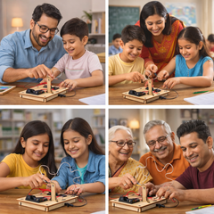 ElectroSense Science Kit – Reaction Circuit Kit for Grades 5-6 | Ages 10-11 -DIY Kits -Science Kits -Robocraze