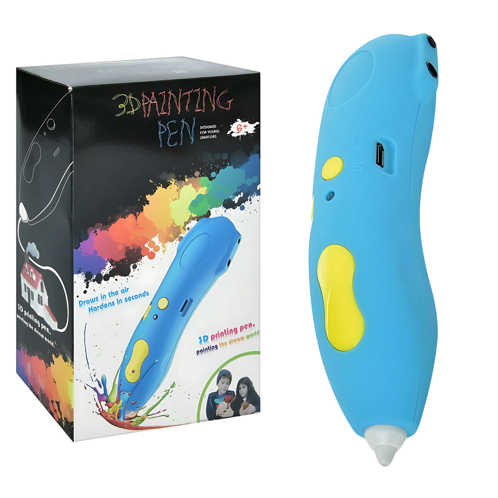 Goofoo 3D Printing Pen Blue Color -3D Printers/Pens -3D Pens -Robocraze