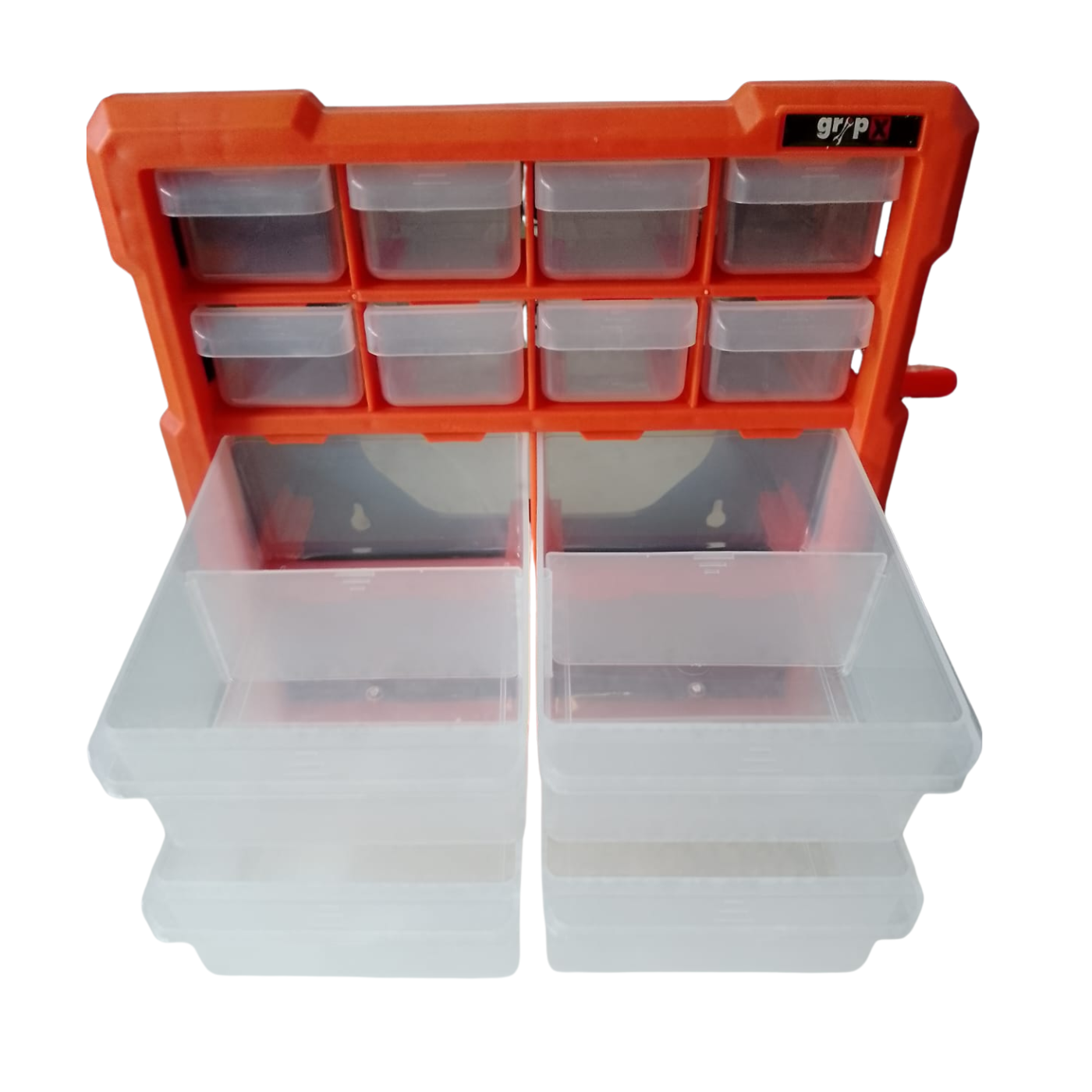 Gripx Plastic Tool Box with Organizer (Pack of 12) -Robocraze