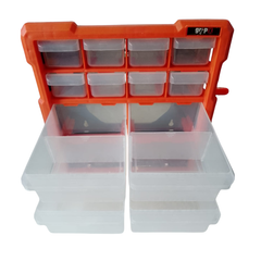 Gripx Plastic Tool Box with Organizer (Pack of 12) -Robocraze