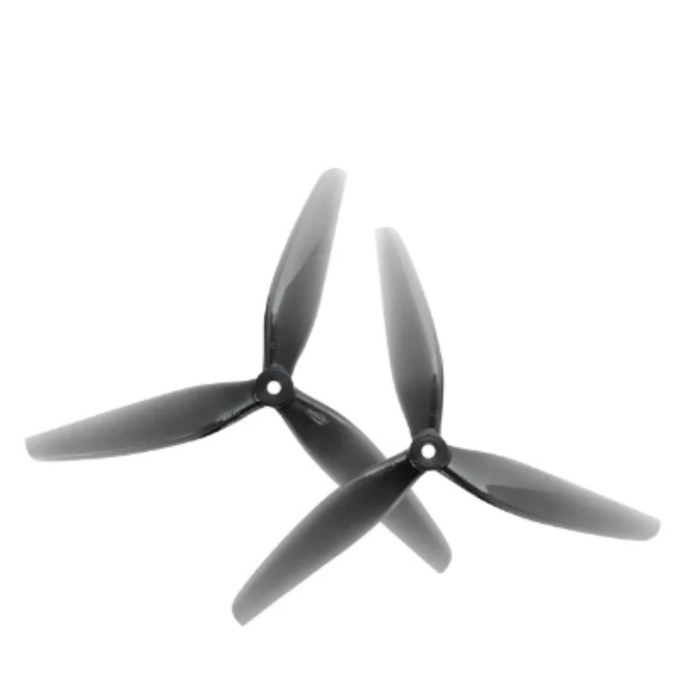 HQProp 7X4X3 Light Grey (2CW+2CCW)-Poly Carbonate Triblade Propeller  -Drone Parts -Drone Propeller -Robocraze