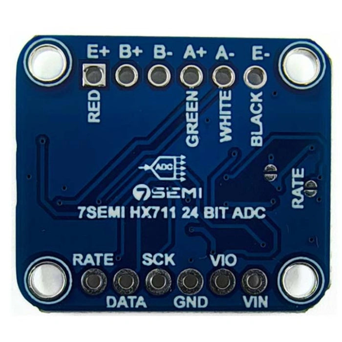 7Semi HX711 Load Cell Amplifier Module – 24-Bit ADC-Amplifies & converts load cell signals for scales & IoT-Load Cell Amplifier -Robocraze