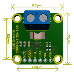 INA219 I2C Voltage, Current, Power Monitor Sensor Breakout Board -7Semi -Electronic Modules -Breakout Boards -Robocraze