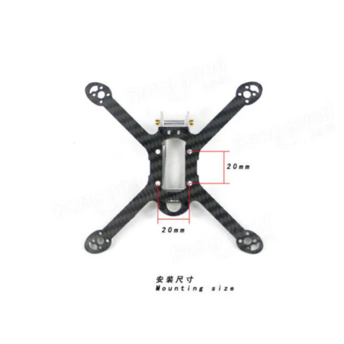 Kingkong FLY EGG 100 100mm Carbon Fiber Quadcopter Frame Kit - RS1386 -Drone Parts -Drone Frames -Robocraze