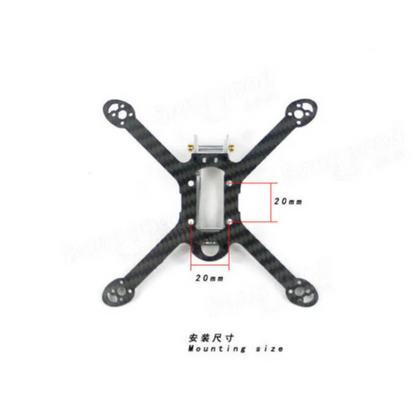 Kingkong FLY EGG 100 100mm Carbon Fiber Quadcopter Frame Kit - RS1386 -Drone Parts -Drone Frames -Robocraze