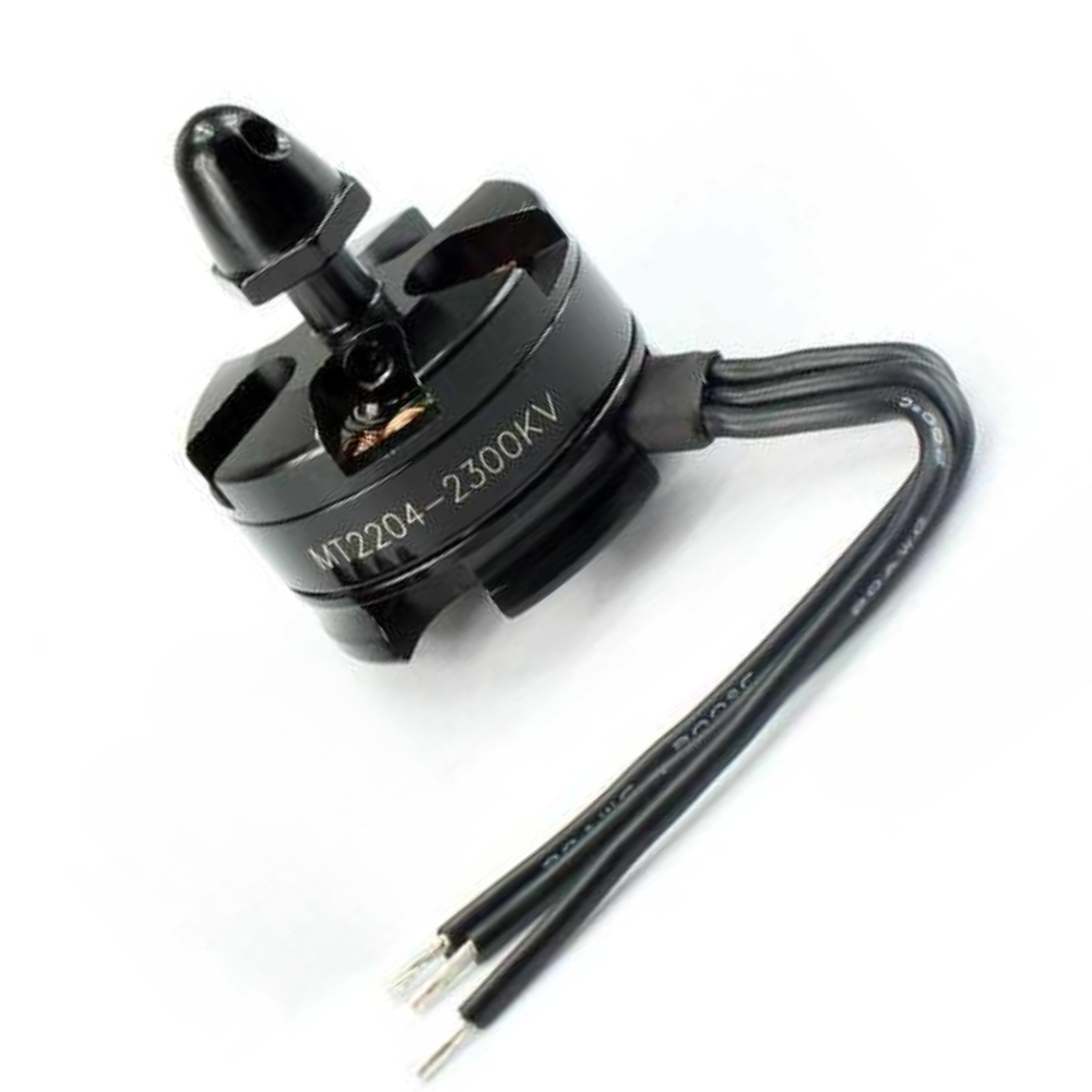 MT2204 2300KV Brushless Motor – Black CW-Drone Parts -Drone Motors -Drone/UAV -Robocraze