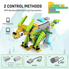Makerzoid 100 in 1 STEAM Robot Master Educational Toy Set with Programming Building Blocks Course for 6-12 Years -STEM Kits -School Kits -Robocraze