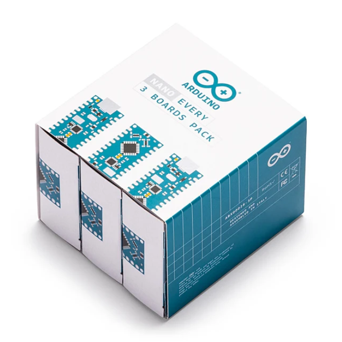 Official Arduino Nano Every - Pack of 3 -Arduino -Original Arduino Boards -Robocraze