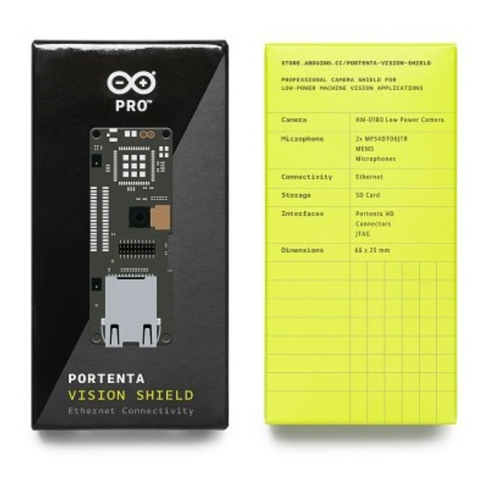 Official Arduino Portenta Vision Shield with Ethernet Connectivity -Arduino -Compatible with Arduino -Arduino Shields -Robocraze