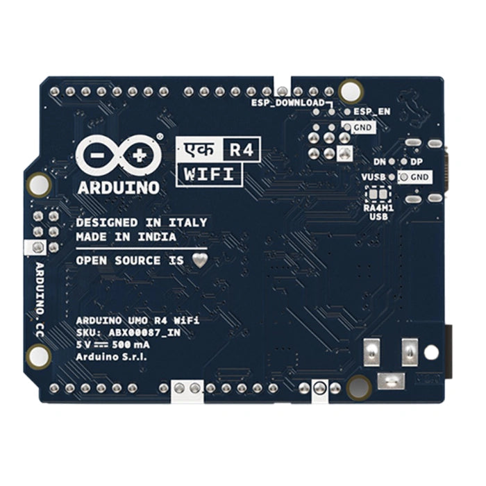 Original Arduino UNO EK R4 WiFi – Advanced board with built-in WiFi for IoT & coding. -Original Arduino Board -Robocraze