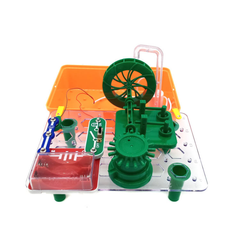 Pludo Hydro Motion Circuit – Build a Working Waterwheel & Explore Fluid Dynamics | Grades 6–7 | Ages 11–12 -DIY Kits - Pludo Educational Kits - Robocraze