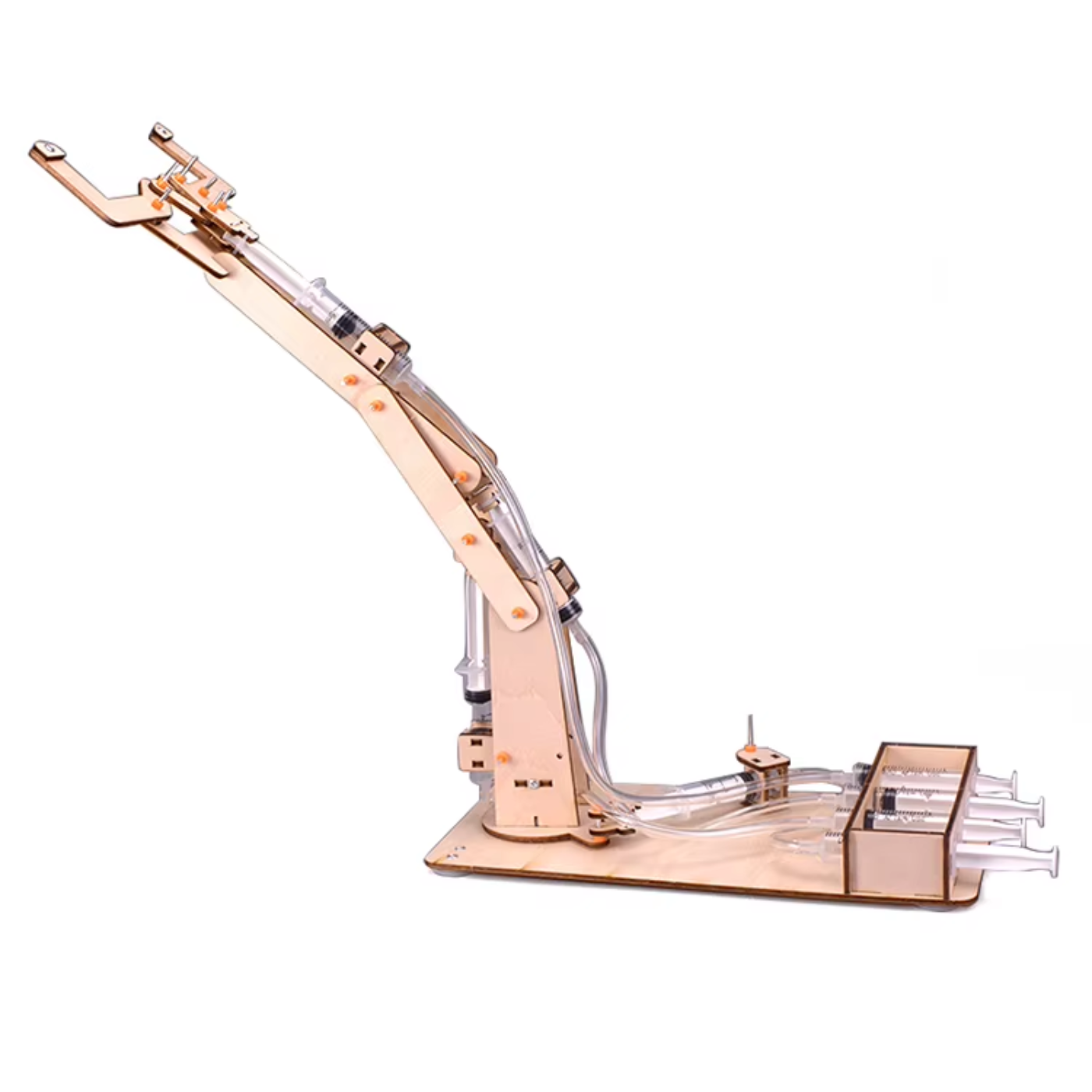 Pludo Robotic Arm – DIY Science Experiment Kit for Kids 11–14 | Mechanics and Hydraulic STEM Toy (Grade 6–8) - DIY Kit -Pludo Education Kit -Robocraze