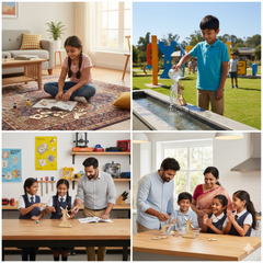 Pludo Water Wheel Hydro Power – DIY STEM Kit for Kids 8–11 | Grade 3–5 Hydroelectric Wheel Project - DIY Kit -Pludo Educational Kit -Robocraze